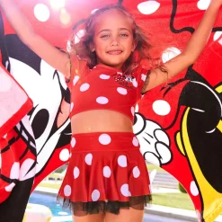 Minnie Mouse Deluxe Swimsuit for Girls – Three-Piece
