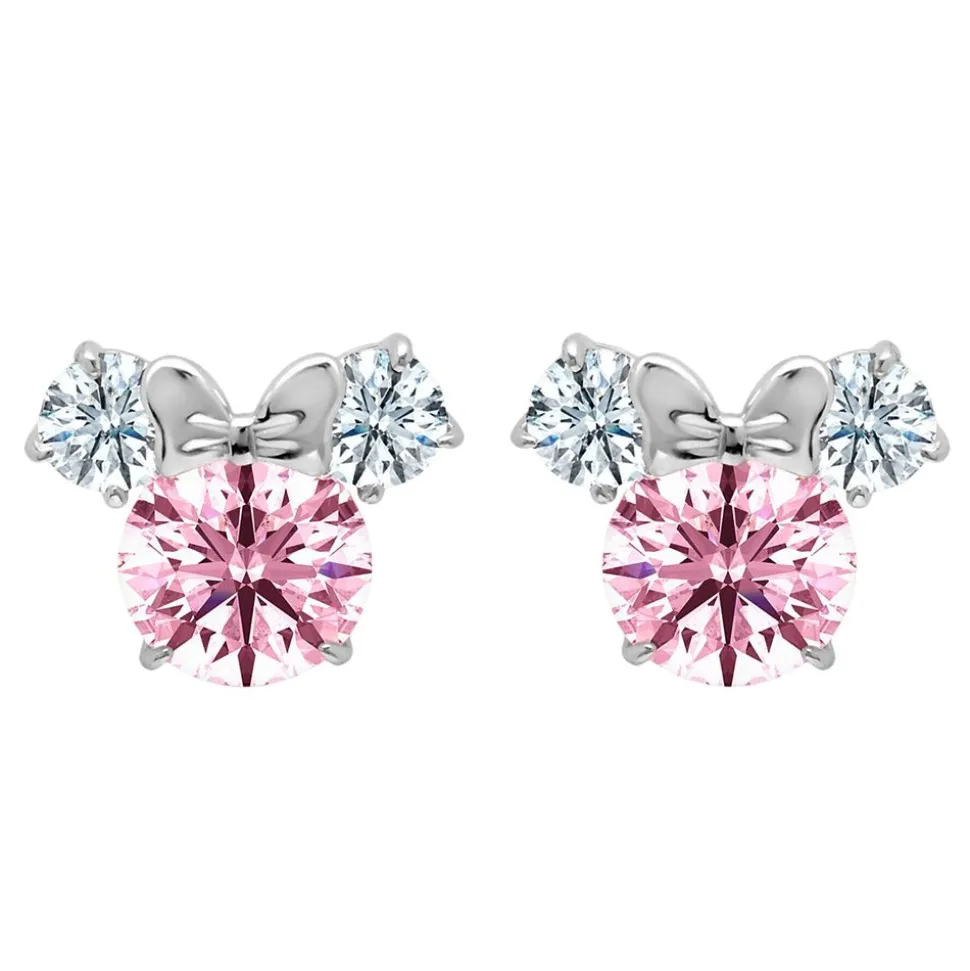 Minnie Mouse Earrings for Kids by CRISLU – Pink