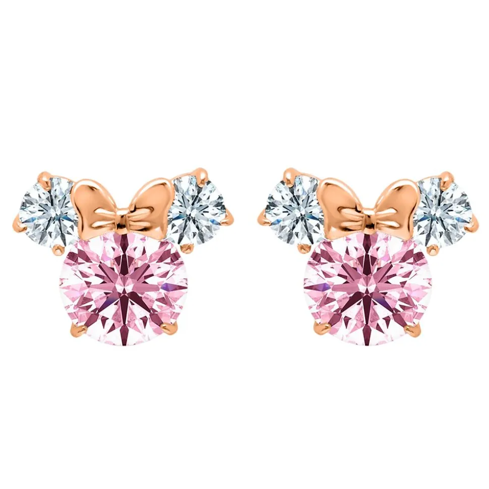Minnie Mouse Earrings for Kids by CRISLU – Pink