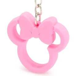 Minnie Mouse Icon Silicone Keychain Bag Charm