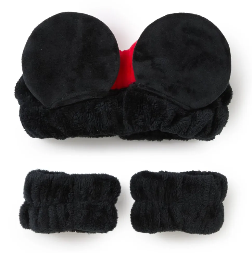 Minnie Mouse Plush Ears Headband and Wristband Set for Kids