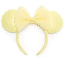 Minnie Mouse Sequined Ear Headband for Adults – Joyful Yellow