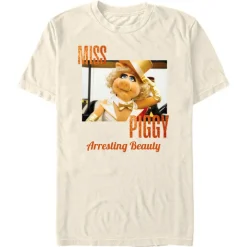 Miss Piggy ''Arresting Beauty'' T-Shirt for Adults – The Muppets – Personalized