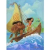 ''Moana Knows the Way'' Gallery Wrapped Canvas by Tim Rogerson – Limited Edition