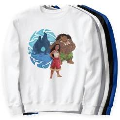 Moana & Maui Adventures in Oceania Sweatshirt for Adults – Moana – Customizable