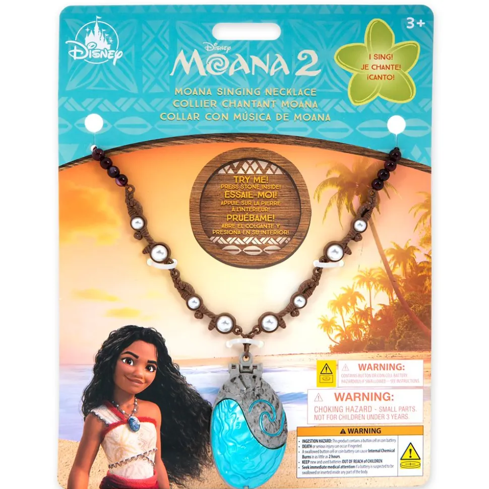 Moana 2 Singing Necklace for Kids