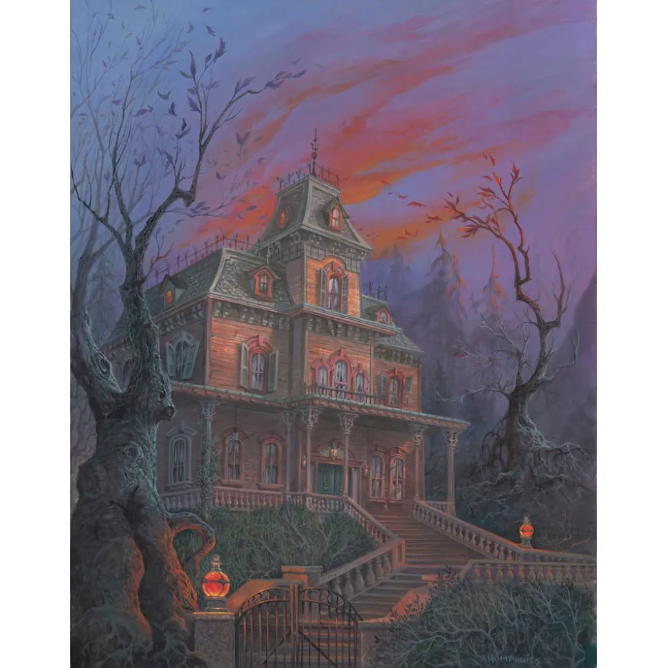 Phantom Manor ''Phantom Manor'' Gallery Wrapped Canvas by Michael Humphries – Disneyland Paris – Signed Limited Edition