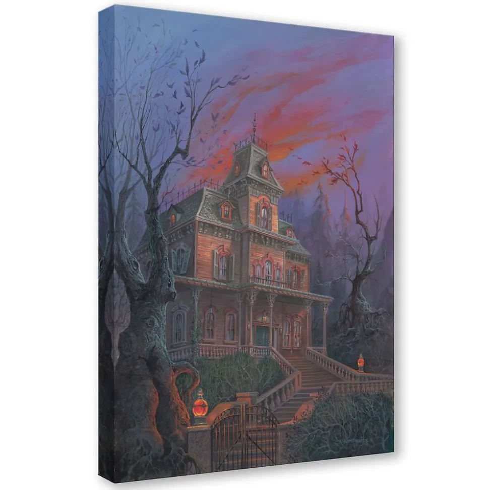 Phantom Manor ''Phantom Manor'' Gallery Wrapped Canvas by Michael Humphries – Disneyland Paris – Signed Limited Edition