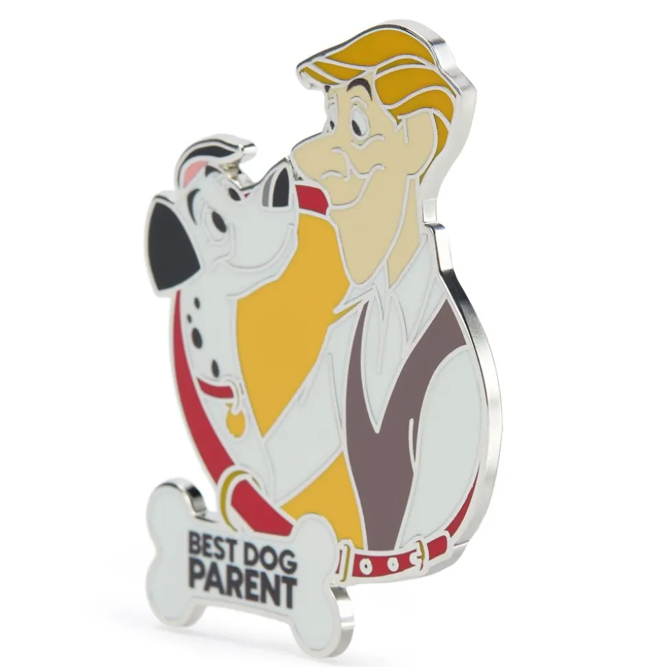 Pongo and Roger Radcliffe ''Best Dog Parent'' Pin – 101 Dalmatians