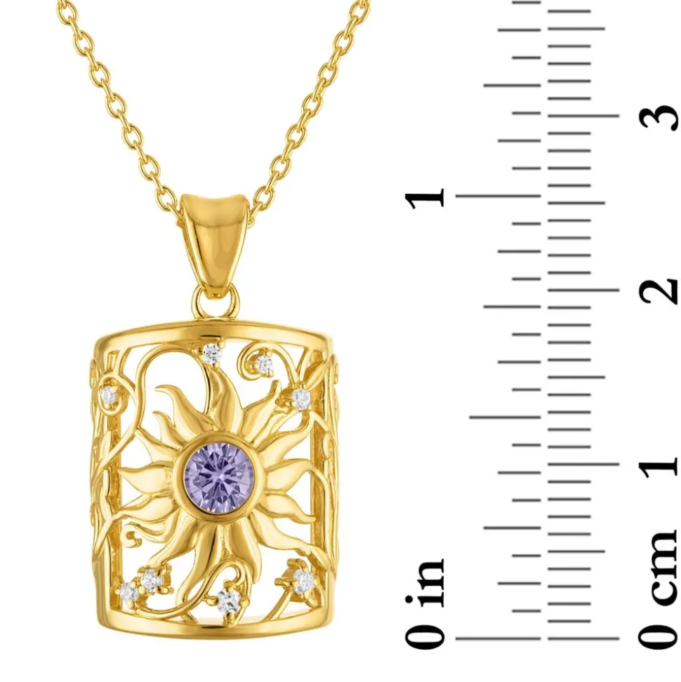 Rapunzel Corona Sun Filigree Necklace by Rebecca Hook – Tangled