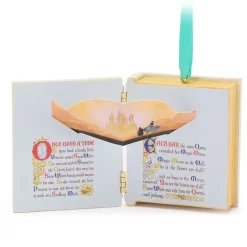 Snow White and the Seven Dwarfs Storybook Musical Living Magic Sketchbook Ornament