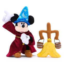 Sorcerer Mickey Mouse and Magic Broom Plush Set – Fantasia 85th Anniversary