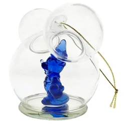 Sorcerer Mickey Mouse Icon Glass Ball Ornament by Arribas – Fantasia – Personalized