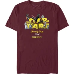 Star Wars Family Trip 2026 Logo T-Shirt for Adults – Customized