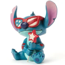 Stitch ''Patriotic'' Mini Figure by Jim Shore – Lilo & Stitch
