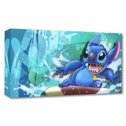 Stitch ''Surf Rider Stitch'' Giclée on Canvas by ARCY – Limited Edition