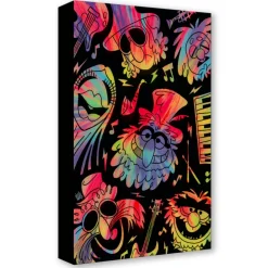 The Electric Mayhem ''Psychedelic Mayhem'' Gallery Wrapped Canvas by Beau Hufford – The Muppet Show – Limited Edition