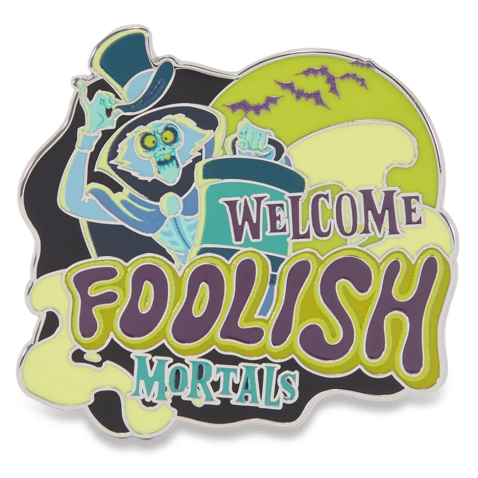 The Hatbox Ghost Glow-in-the-Dark Pin – The Haunted Mansion