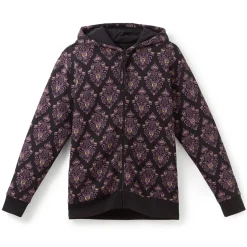 The Haunted Mansion Wallpaper Zip Hoodie for Adults