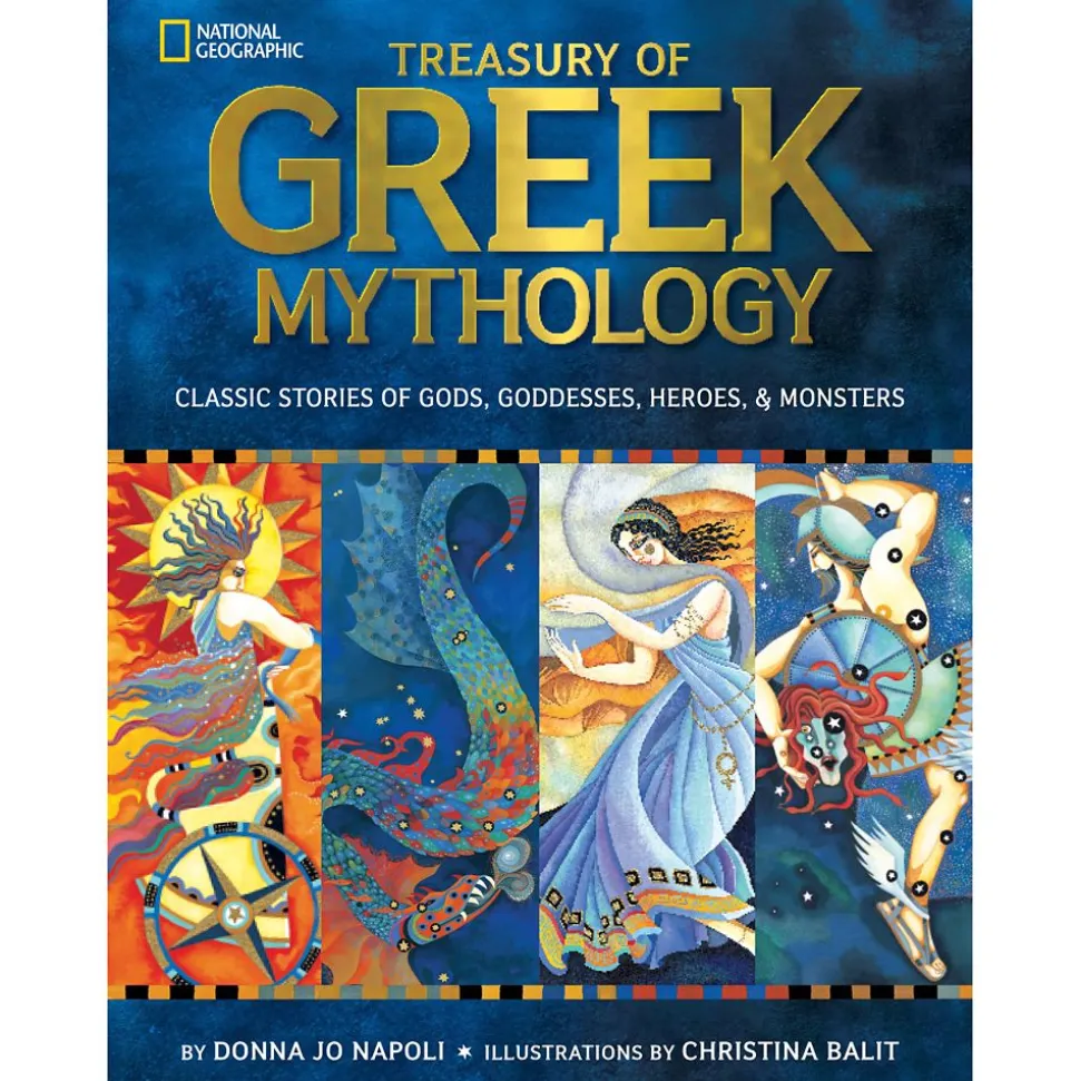 Treasury of Greek Mythology: Classic Stories of Gods, Goddesses, Heroes and Monsters Book – National Geographic