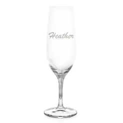 Walt Disney World Castle Glass Flute by Arribas – Personalizable