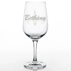 Walt Disney World Castle Stemmed Glass by Arribas – Personalized