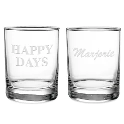 Walt Disney World Glass Set by Arribas – Personalized