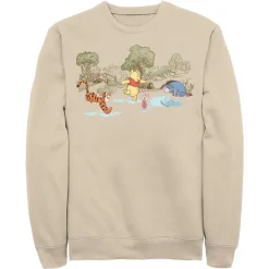 Winnie the Pooh and Pals Rainy Day Pullover Sweatshirt for Adults
