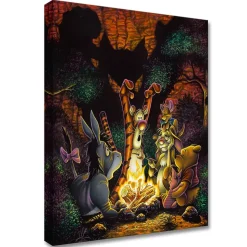 Winnie the Pooh and Pals ''Tigger's Spooky Tale'' Canvas Artwork by Craig Skaggs – 30'' x 24'' – Limited Edition