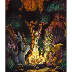Winnie the Pooh and Pals ''Tigger's Spooky Tale'' Canvas Artwork by Craig Skaggs – 30'' x 24'' – Limited Edition