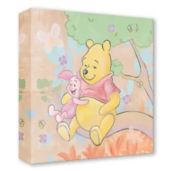 Winnie the Pooh and Piglet ''Beary Favorite Day'' Gallery Wrapped Canvas by Dom Corona – Limited Edition