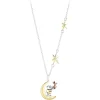 Winnie the Pooh and Piglet Moon Pendant Necklace
