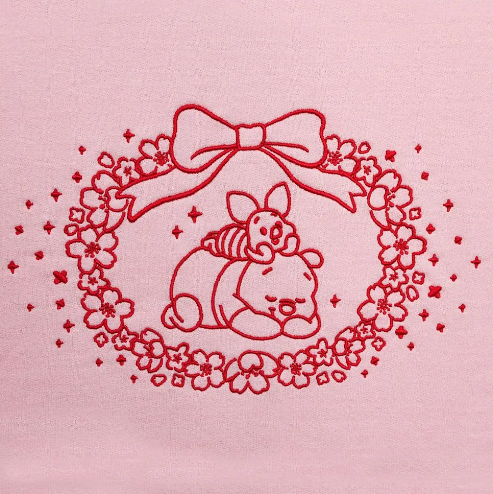 Winnie the Pooh and Piglet Sakura Pullover Sweatshirt for Adults – Exclusive