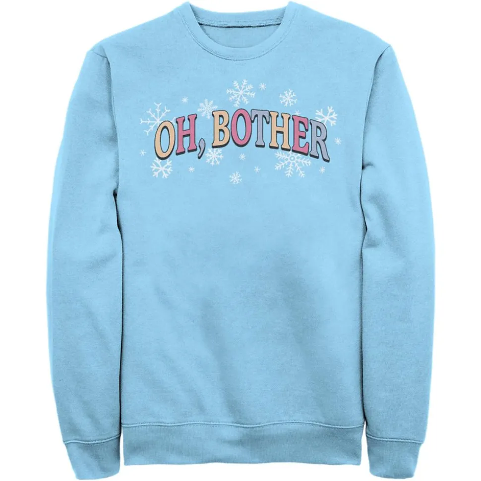 Winnie the Pooh and Tigger Ice Skating Holiday Pullover Sweatshirt for Adults