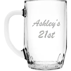 Winnie the Pooh Glass Mug by Arribas – Personalized