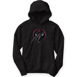 Wolverine Claws Deadpool Icon Pullover Hoodie for Adults – Deadpool & Wolverine – Customizable