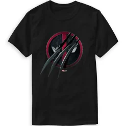 Wolverine Claws Deadpool Icon T-Shirt for Adults – Deadpool & Wolverine – Customizable