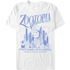 Zootopia Travel Poster T-Shirt for Adults – Zootopia 2